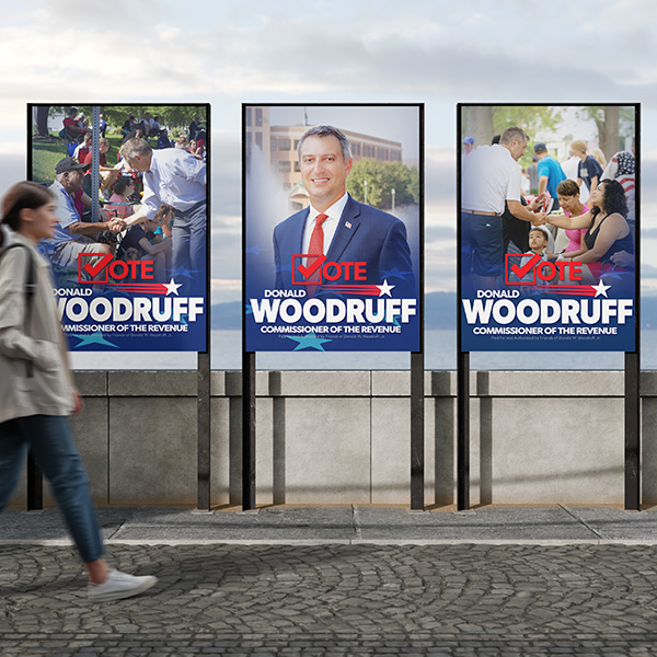 Vote Woodruff — Posters